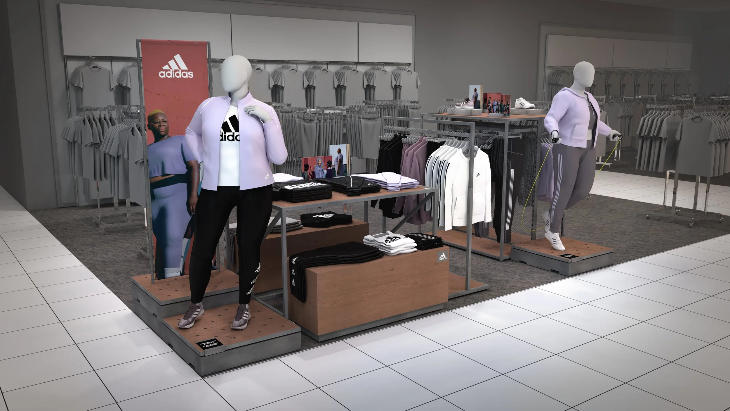 Adidas Inclusive Mannequin Area