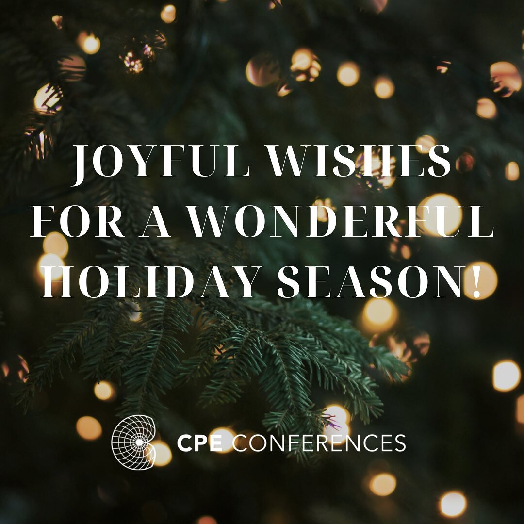 The CPE Conferences Team wishes you a Happy Holiday, we hope all of our delegates have had a very prosperous year full of knowledge!

This year we have organized 9 conferences across 4 continents, including Antarctica, with more than 40 speakers shar