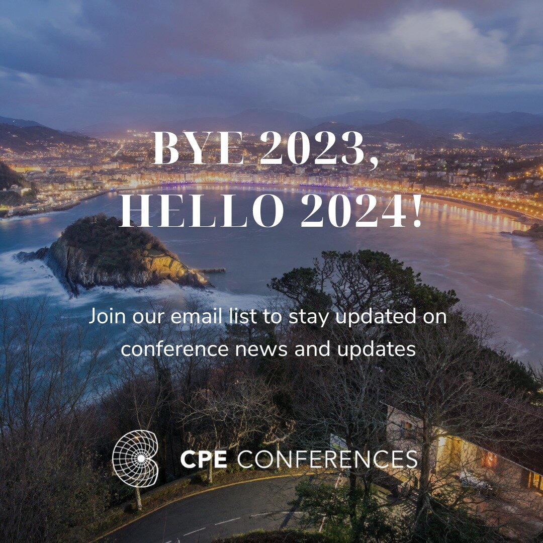 The CPE Conferences team wishes you a Happy New Year!

To kick start 2024, we have just announced some of our new conferences to all of our CPE subscribers. Keep in touch with us and learn about our CPD conferences by signing up to our Welcome List, 