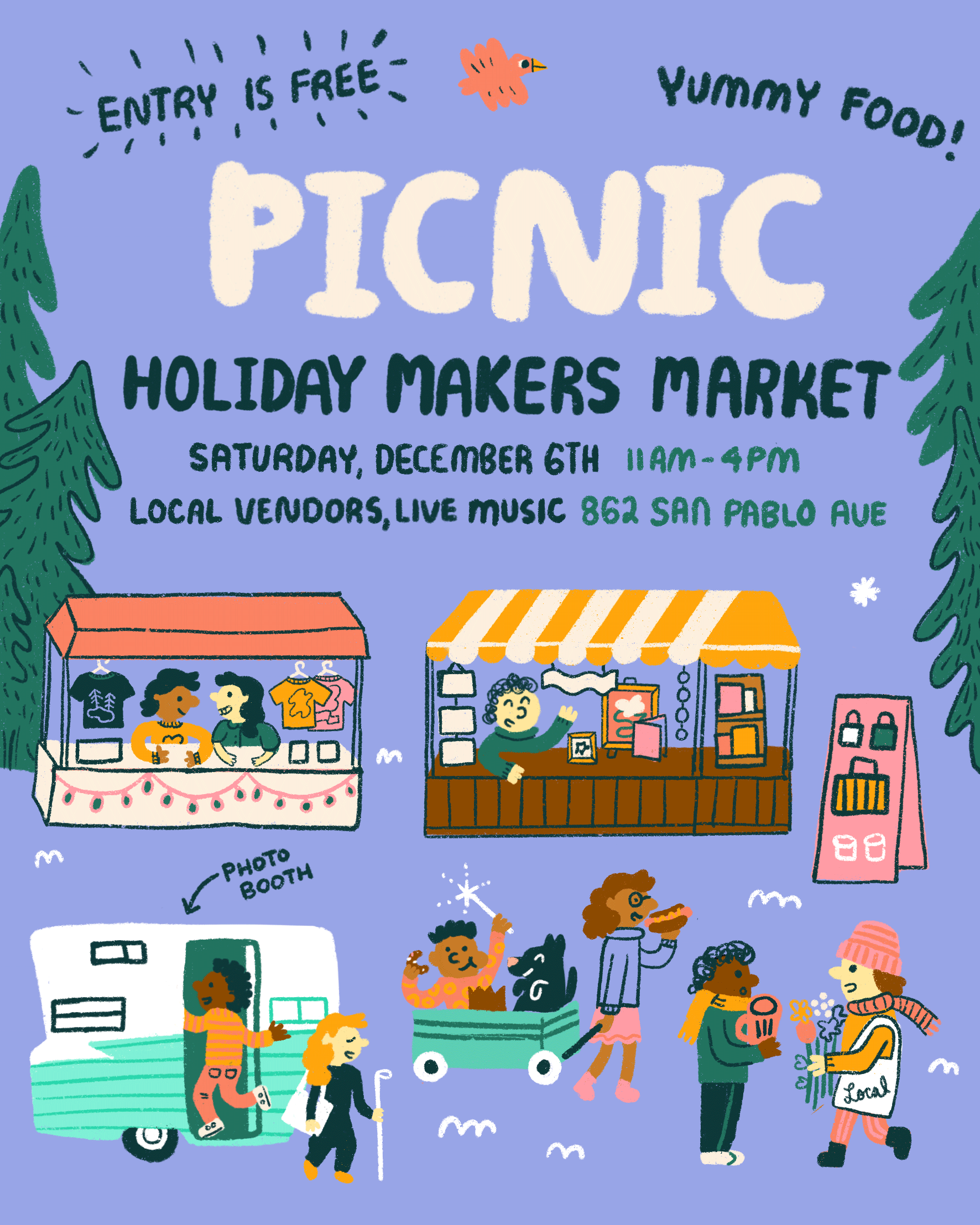 Picnic Holiday Makers Market
