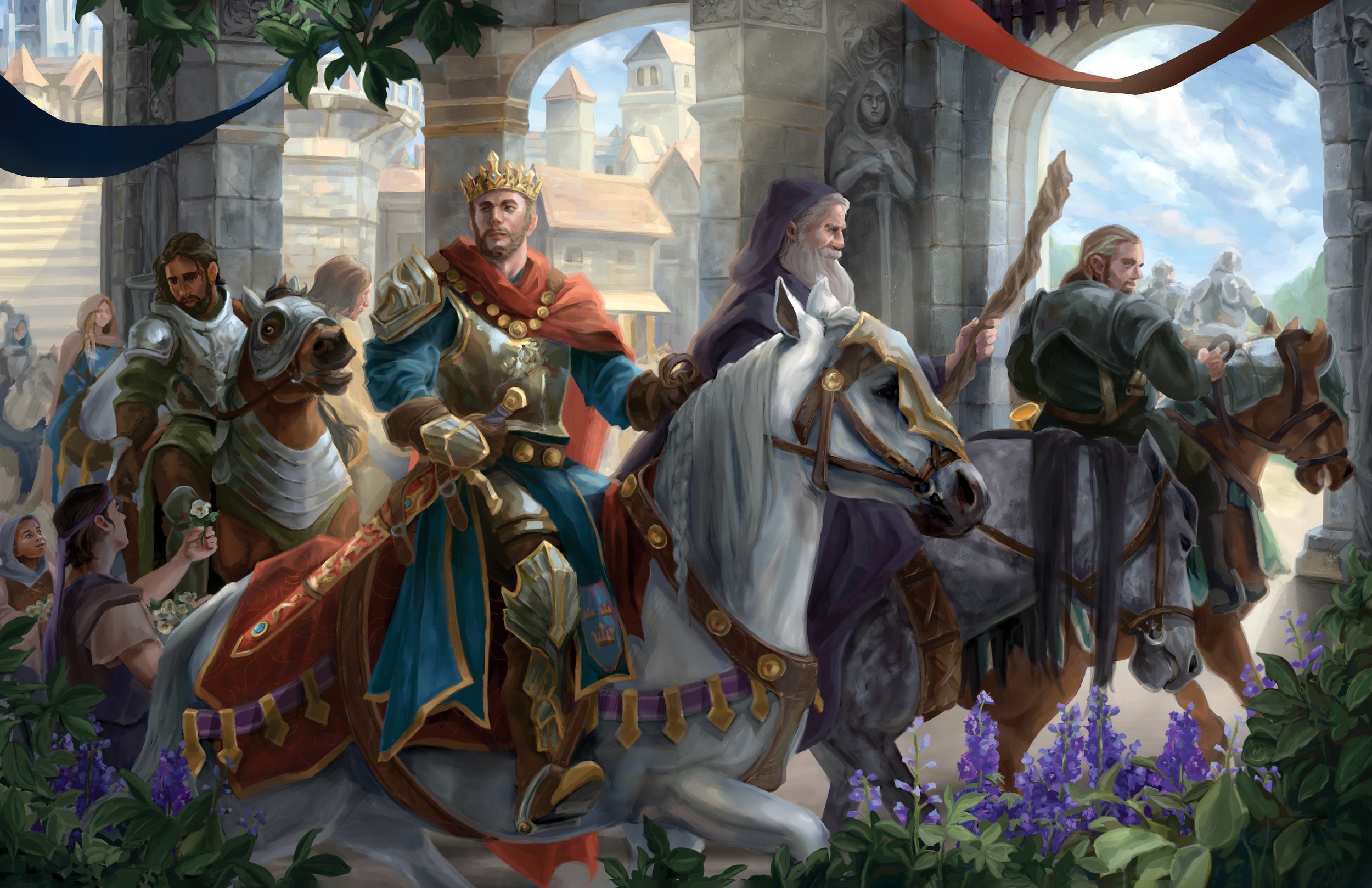 Procession Through Camelot