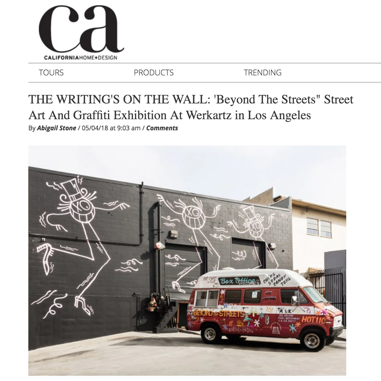 Modernica and their partner featured in California Home + Design . Photo by Modernica .