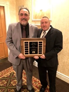 JCMUA staff accepting award acknowledging the JCMUA's outstanding safety program.