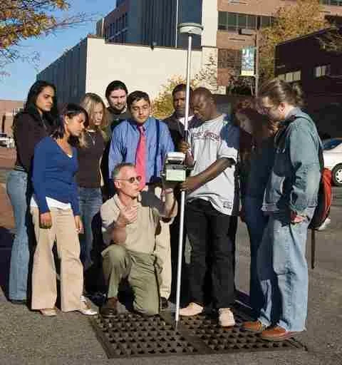 JCMUA staff working with students from NJCU (New Jersey City University)