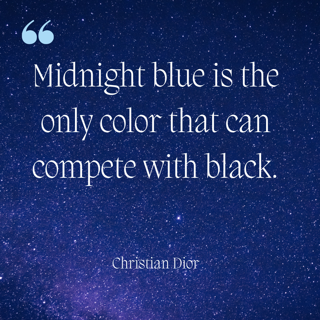 BLUE is the colour of the season