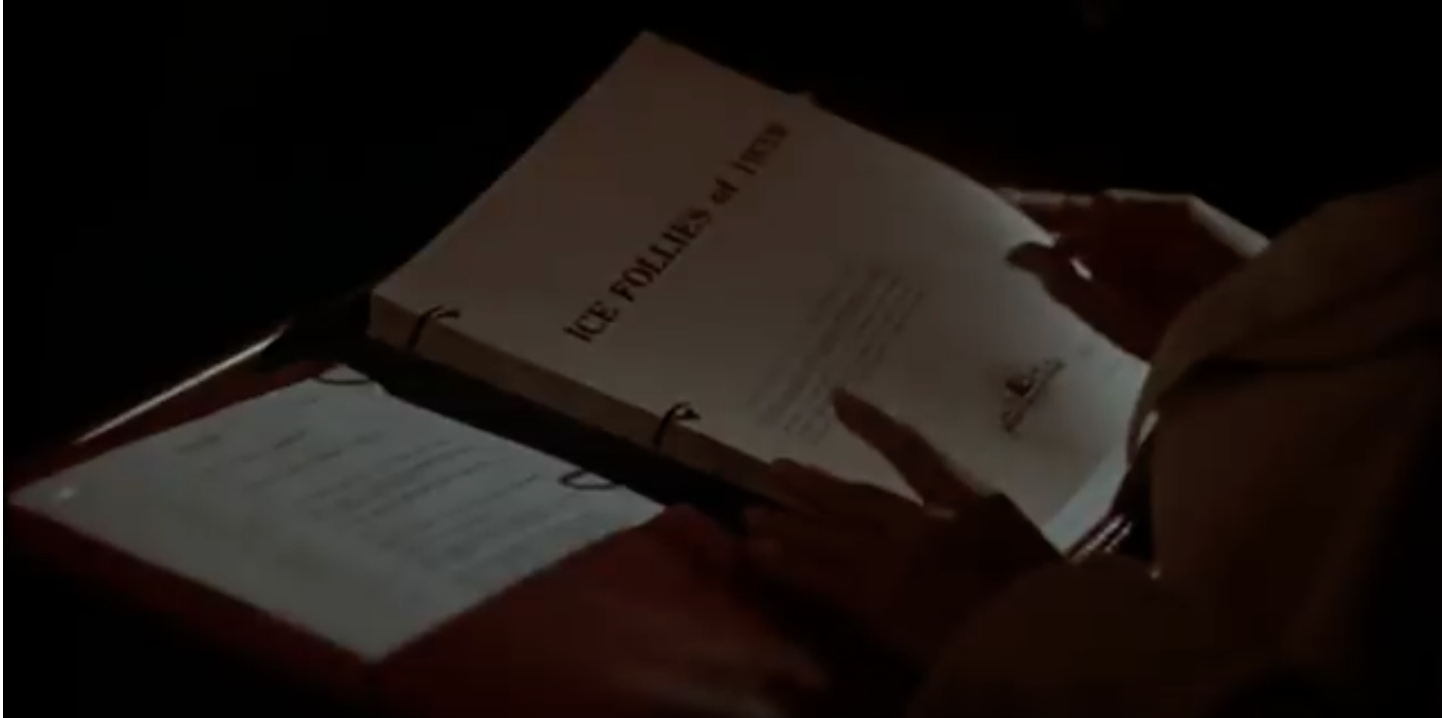 Learning her lines in the car. A true professional…