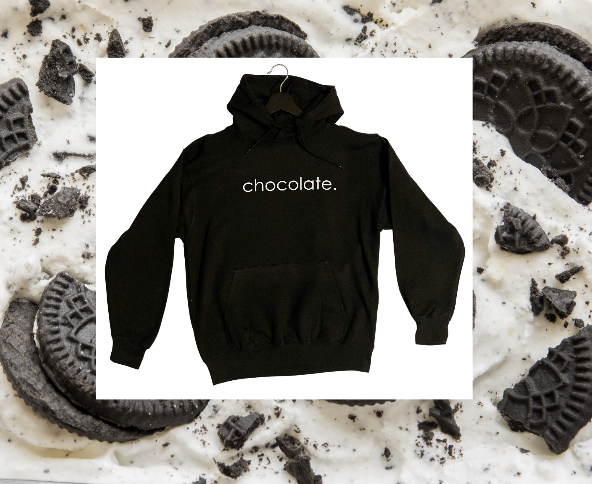 cookies and cream hoodie.