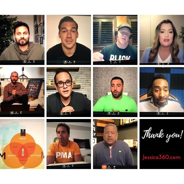 I am grateful for the 3+ hour zoom conference with some of the biggest, most inspirational people in mindset &amp; business. Thank you for taking the time out of your evening to share your message with us! .
.
.
#jayshetty #lewishowes #joelmarion #ja