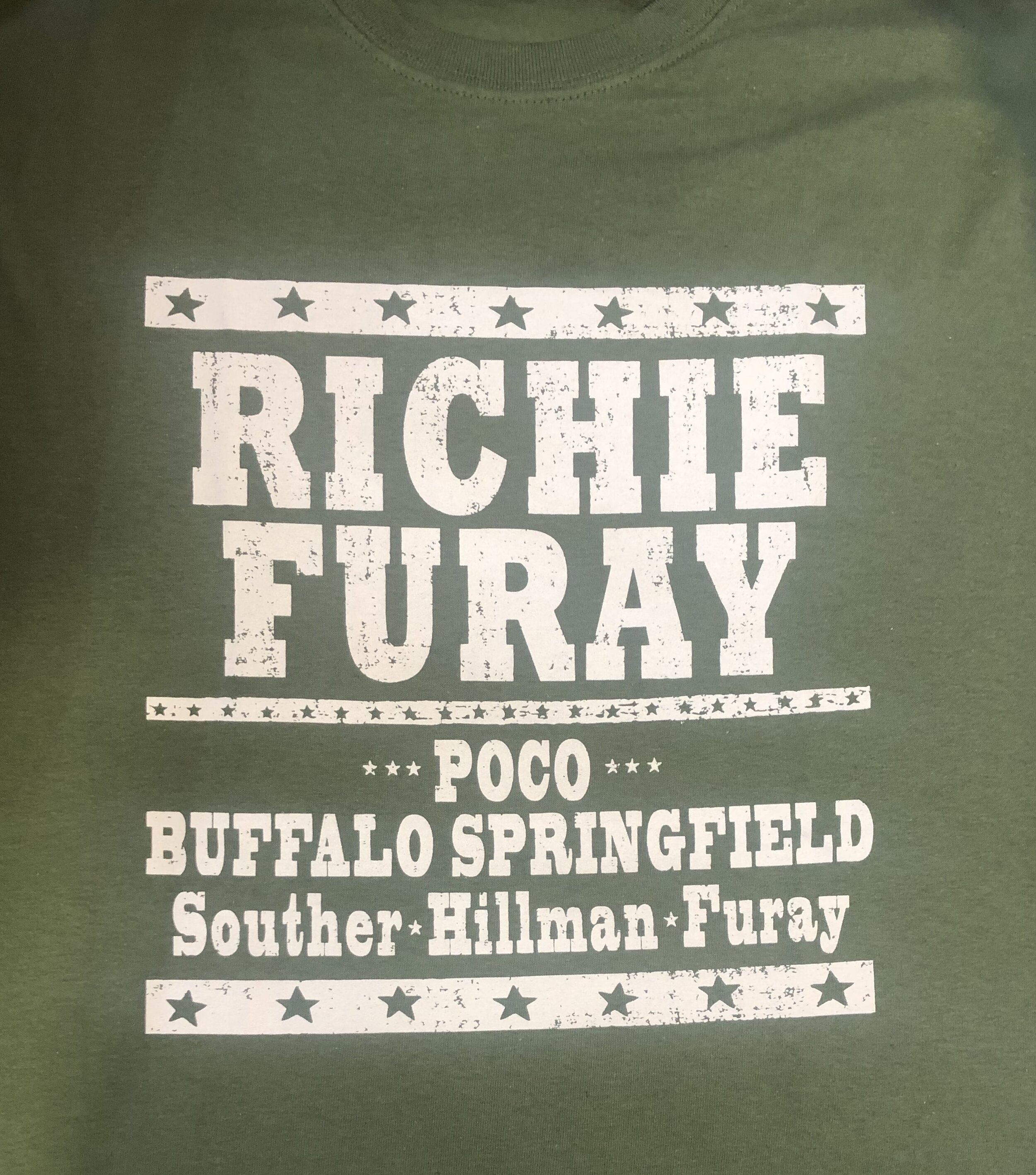 RF/Poco/BS/SHF - Green stone crew collar short sleeve Richie Furay