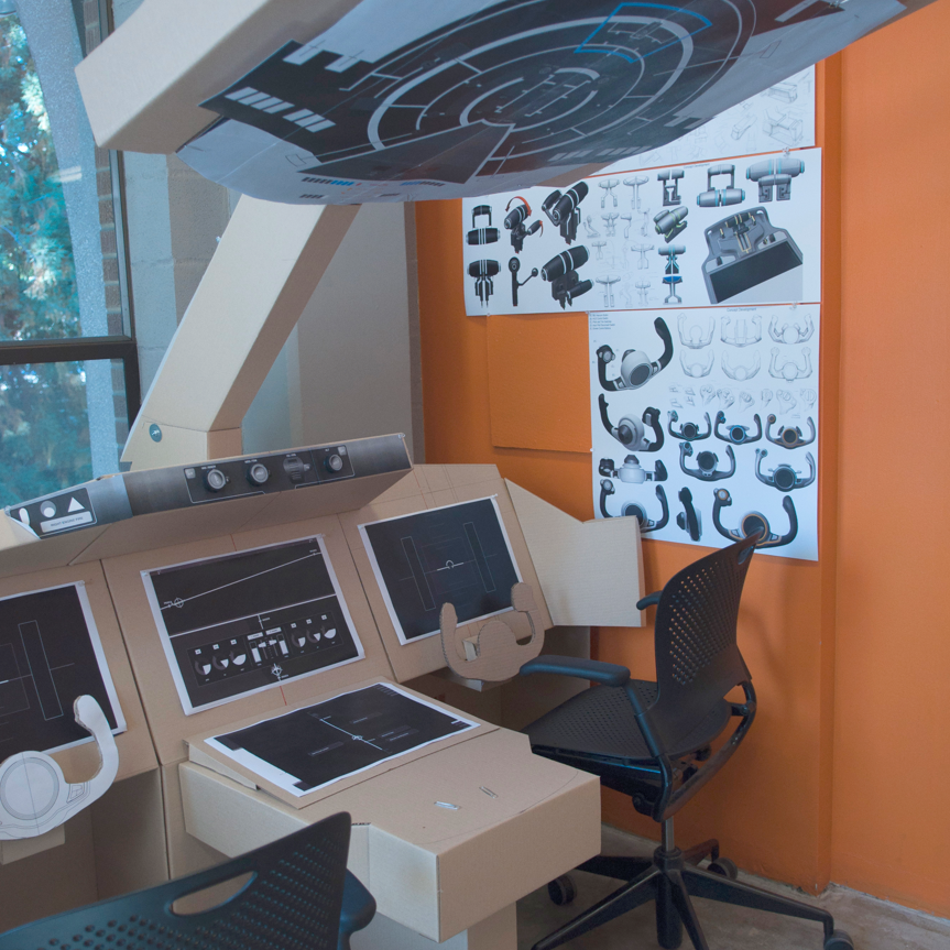 Physical Model with Wireframes