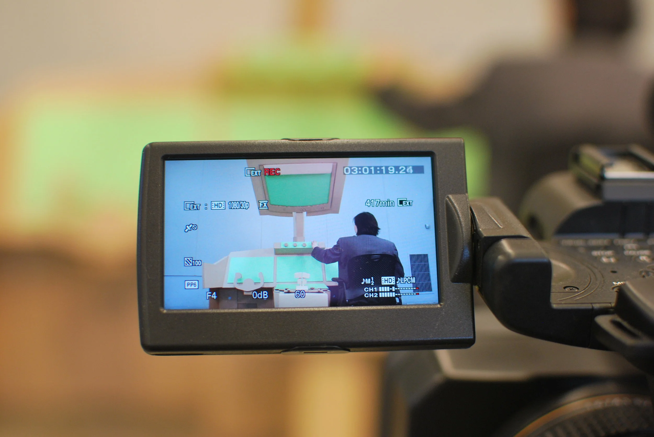 Filming a Green Screen Prototype 