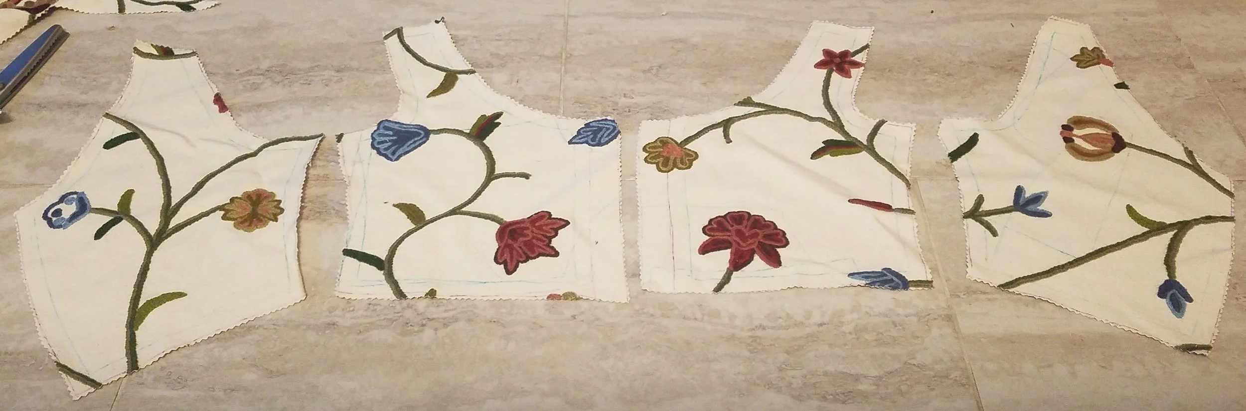Front pieces in the middle