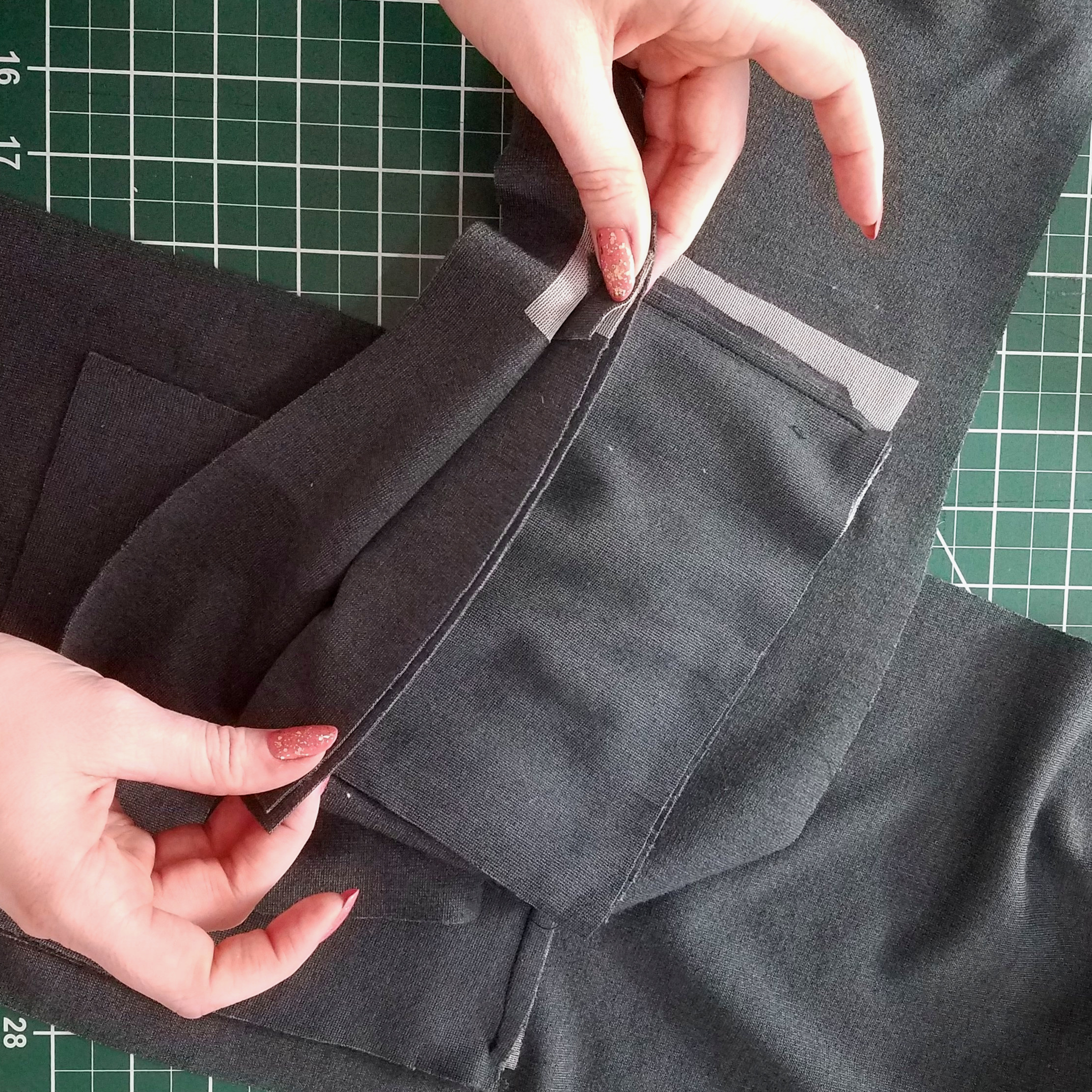 Welt Pockets for the Fulton Sweater Blazer — Ms. Makes