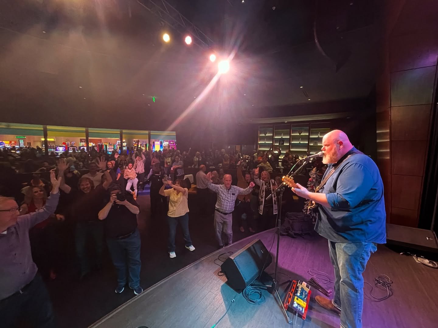 A few shots from the stage Saturday night in Davenport!