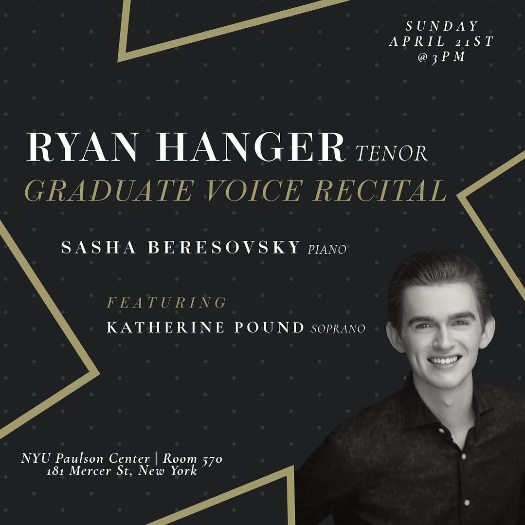 Just over a week until my recital!
I&rsquo;m excited to share this final project of my master&rsquo;s degree with my friends and fellow students!

Full details and RSVP can be found in the Facebook event!