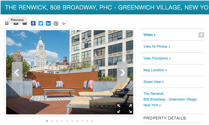 Property videos always appear on the listing page.