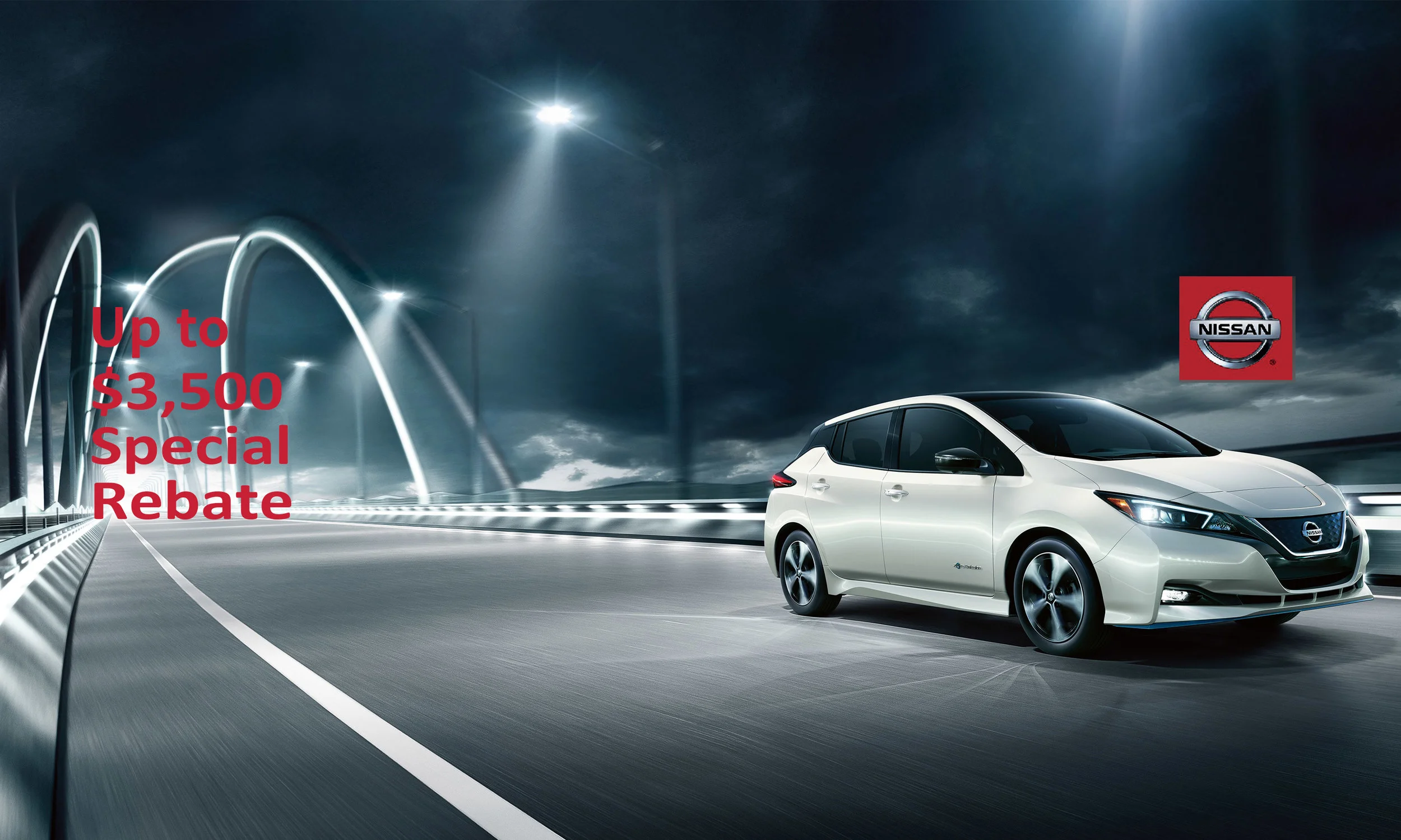 Up to $3,500 special rebate on a Nissan LEAF® for SMMPA member utilities' customers through Jan. 2