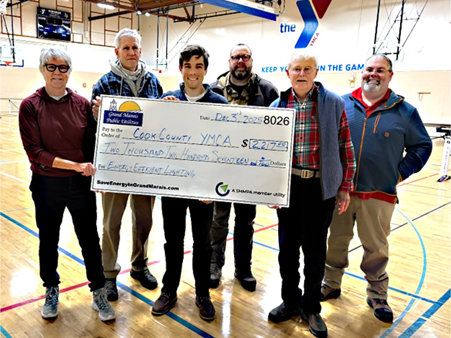 GYM LIGHTS AT YMCA – A COMMUNITY EFFORT
