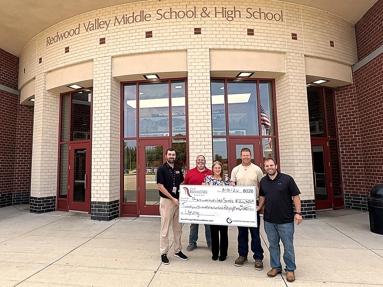 Redwood Area Public Schools cashes in on utility rebates!