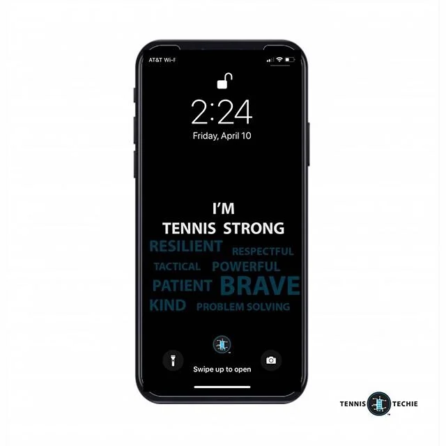 Here&rsquo;s a free wall paper to remind you how well equipped you are in these uncertain times. Link in description. ( https://www.tennistechie.com/screens )