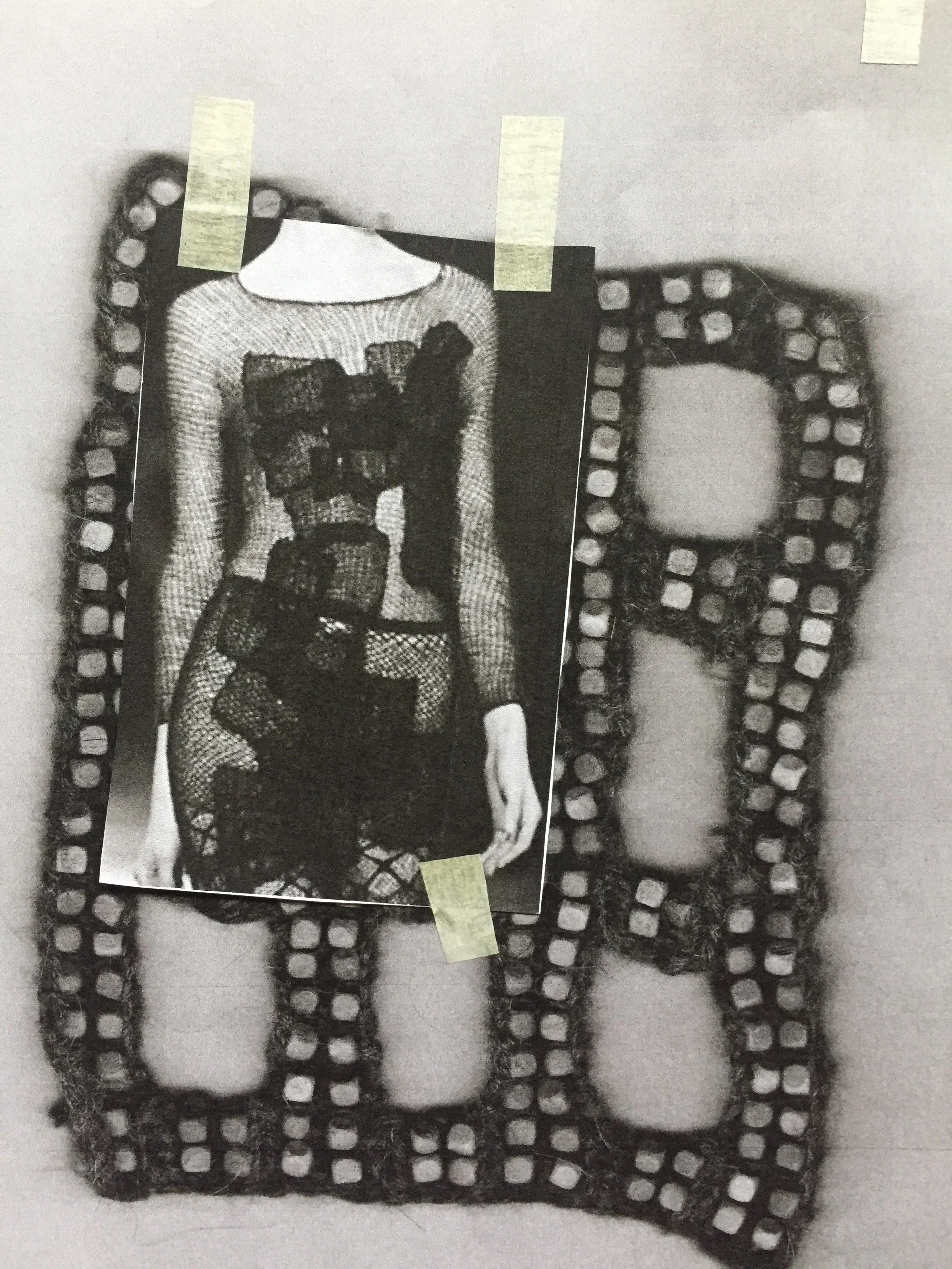 Textile sample (hand knit)