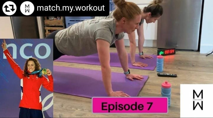 #Repost  @match.my.workout
⭐️ Episode 7 is LIVE ⭐️

We wanted to start this week with some Monday motivation and a cheeky video you can watch before bed to give you a laugh (at our attempt) and some inspiration to hit a workout this week!!

We were b