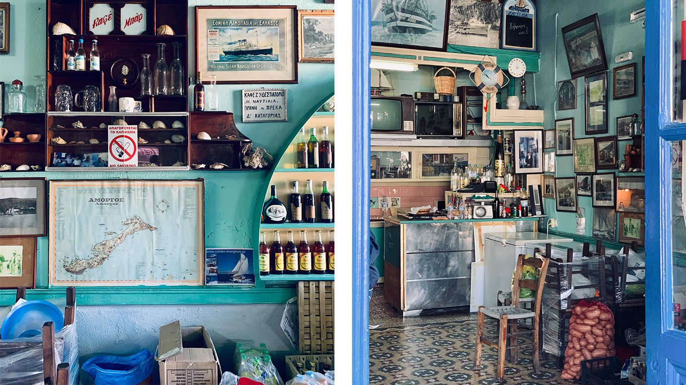   Kafenio, Amorgos  