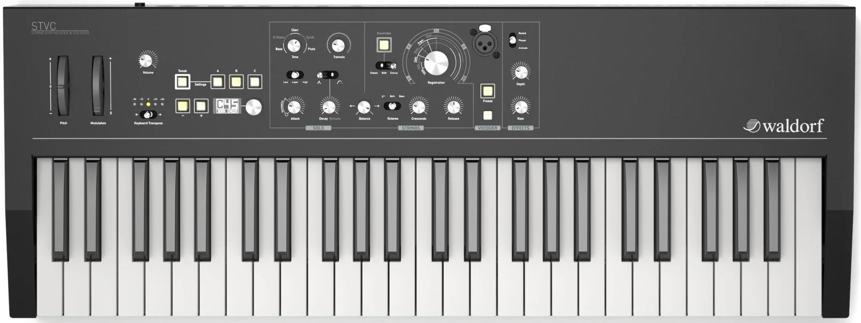 STVC, a new Stringmachine and Vocoder from Waldorf