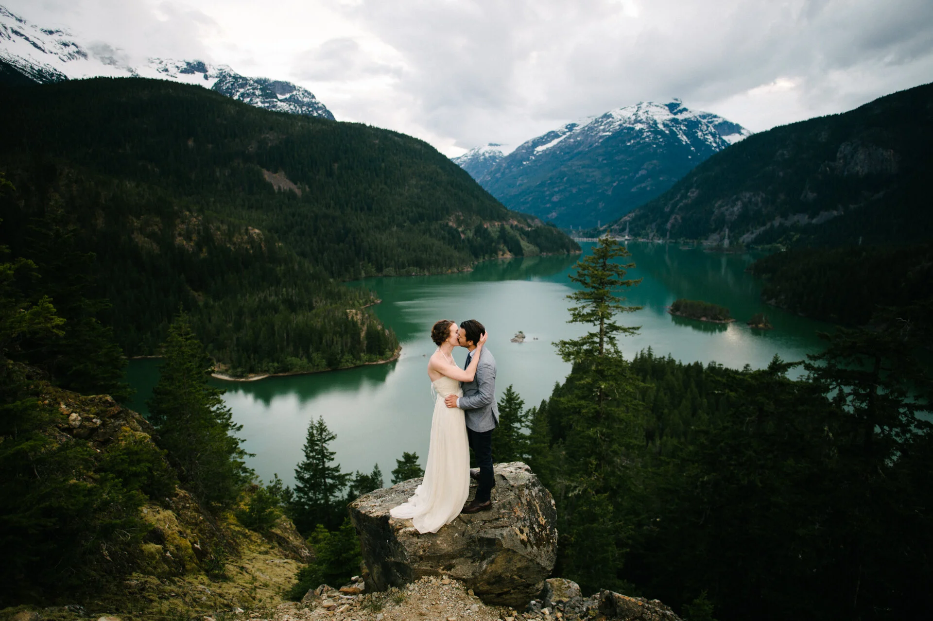 Eric &amp; Grace Diablo Lake Elopement