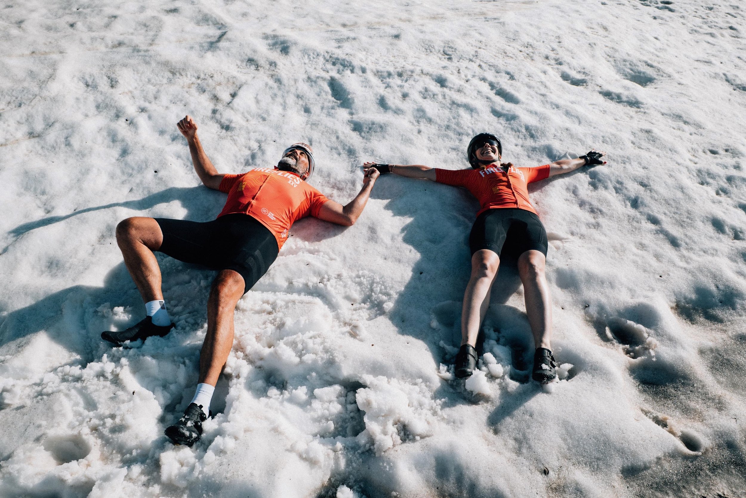 Cyclists from the Meraki Fit community taking part in the Fireflies Fundraiser to raise funds for The Blood Fund.