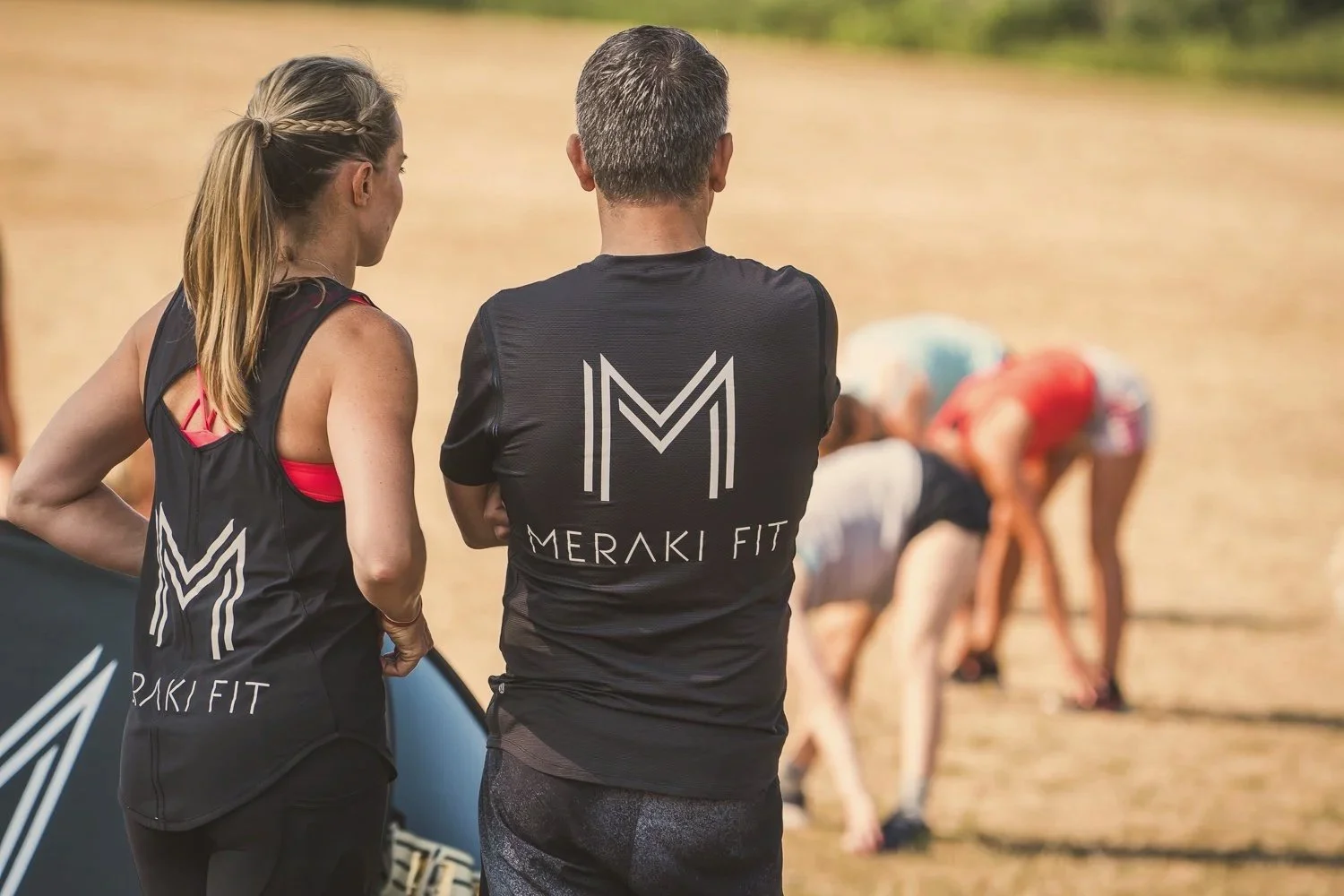Amy & Mark Coomber, inspiring community fitness leaders at Meraki Fit.  Join them if your ambition is to get fitter, healthier and be part of the community.