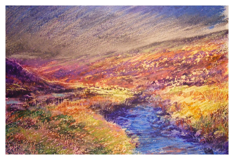 Oil pastel A4 Tavy Cleave  dev .jpg