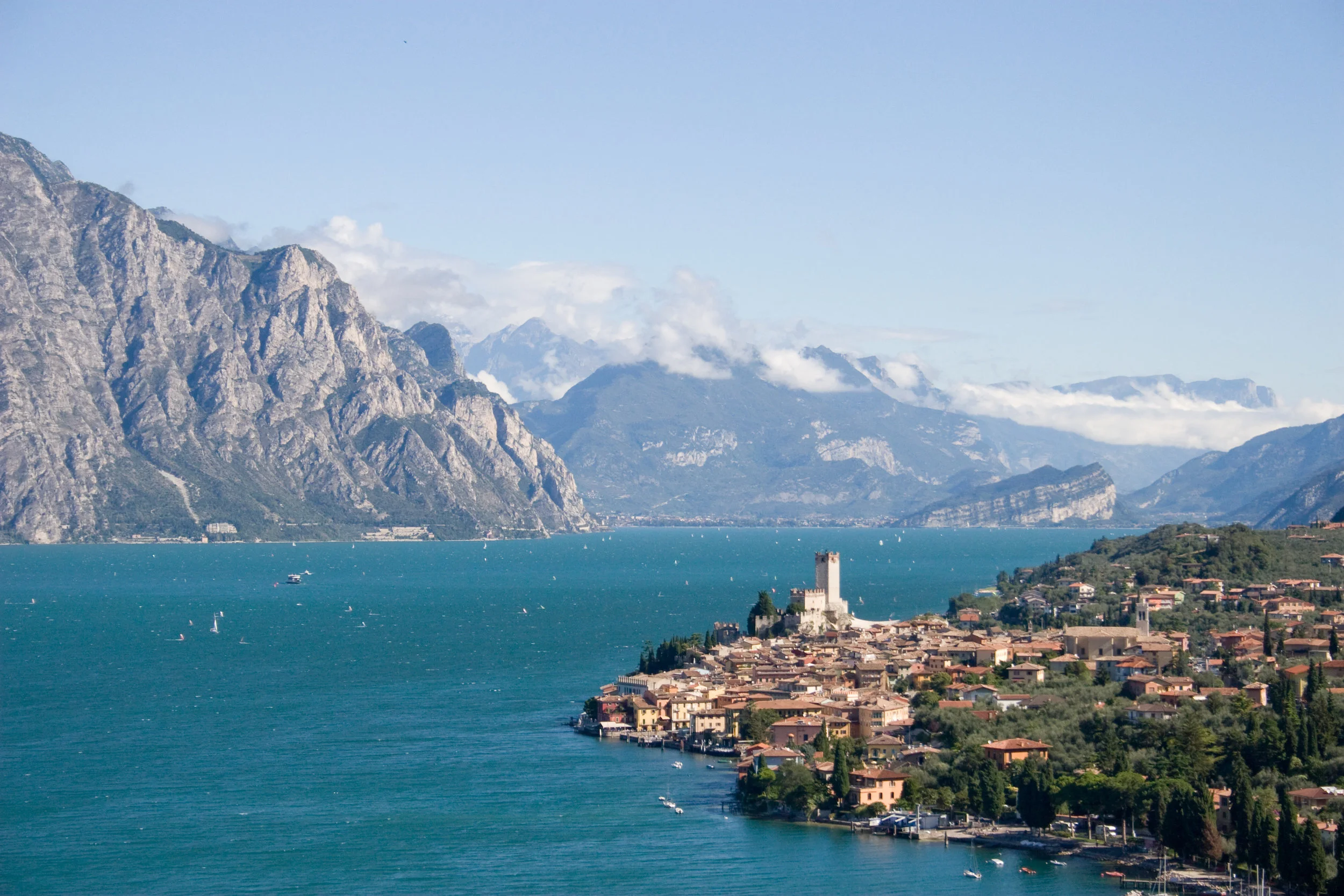 Vista a Malcesine direzione nord