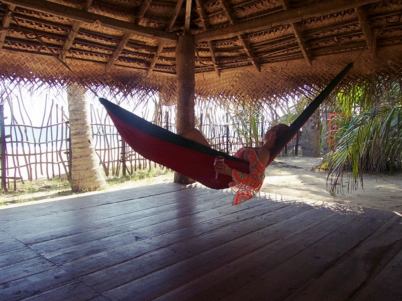 Just you, a hammock, and a glass of wine…just as life should be!