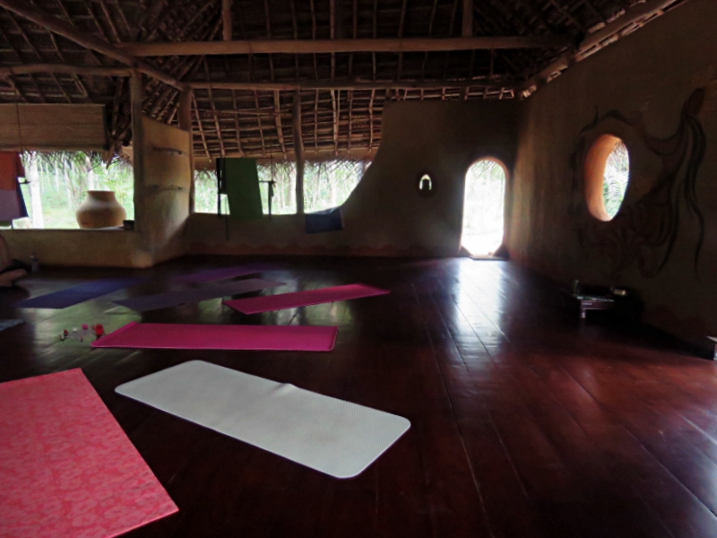 This is where you’ll do some of the most intense yoga ever