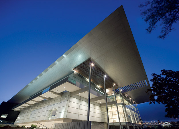 The exterior of the ‘GOMA’ (Gallery of Modern Art) part of QAGOMA. (photo from QAGOMA website)