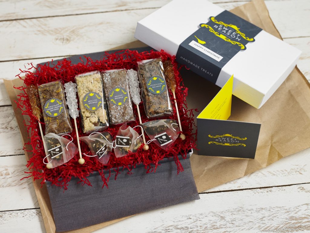 You could win this Bespoke Brownie &amp; Tea Gift Box!