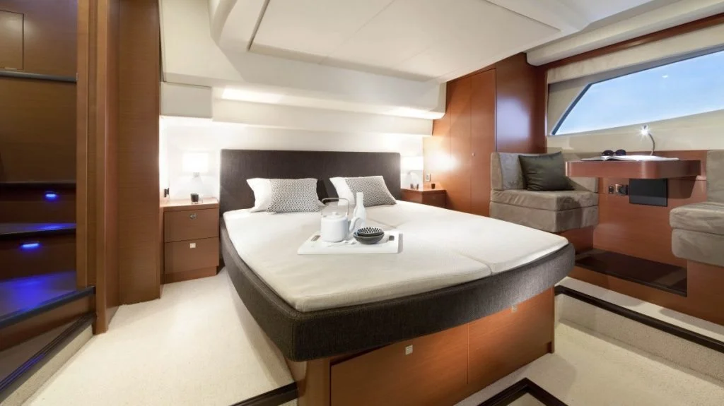 Master Cabin in a Prestige 500