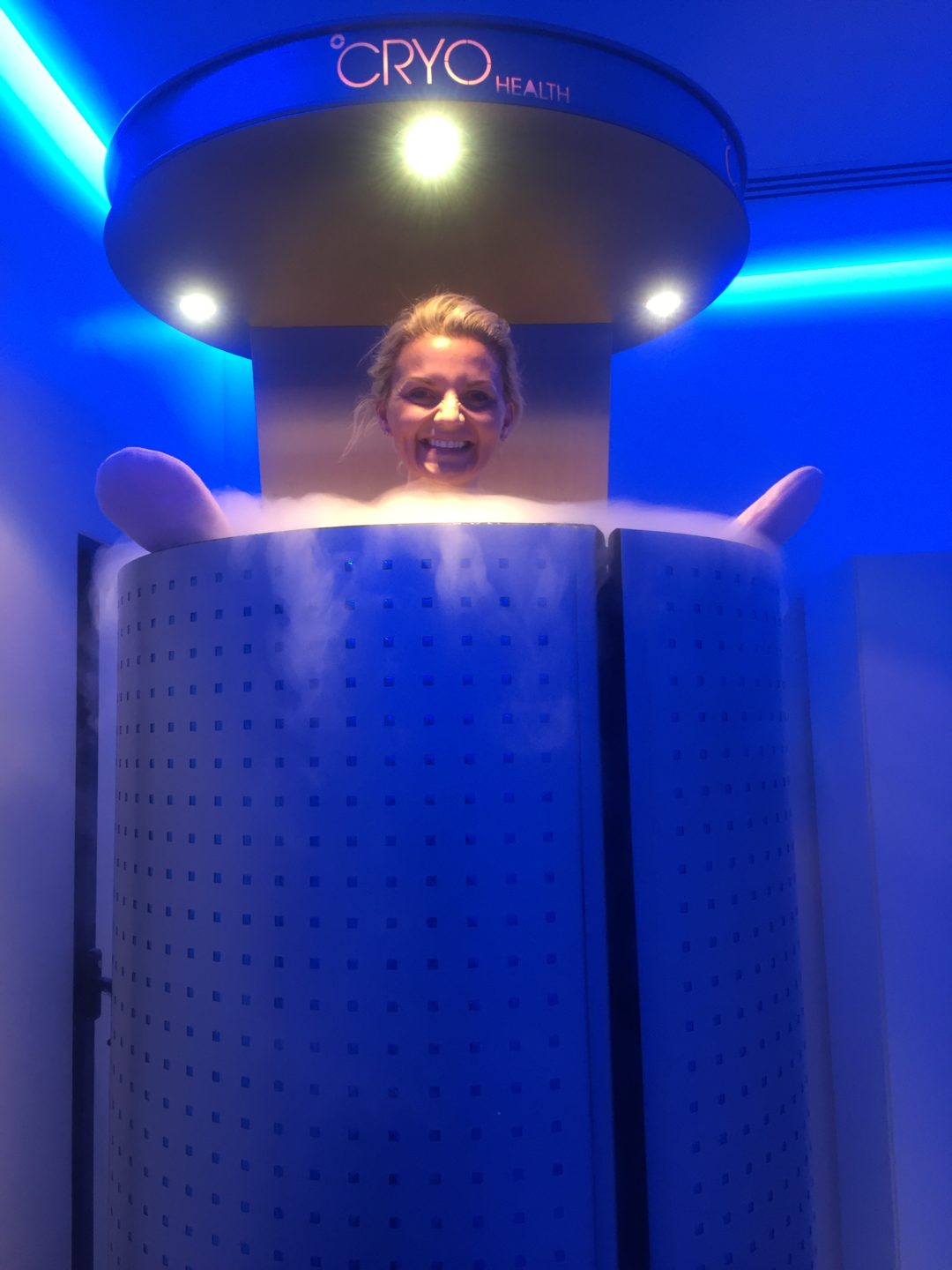 Kitted out in the CRYO chamber