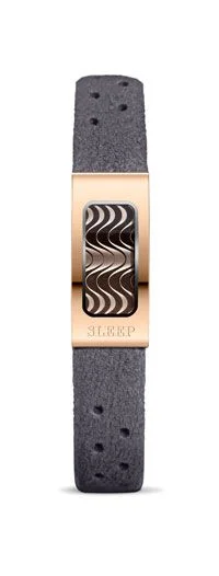 Philip Stein Slim Sleep Bracelet in Grey and Rose Gold