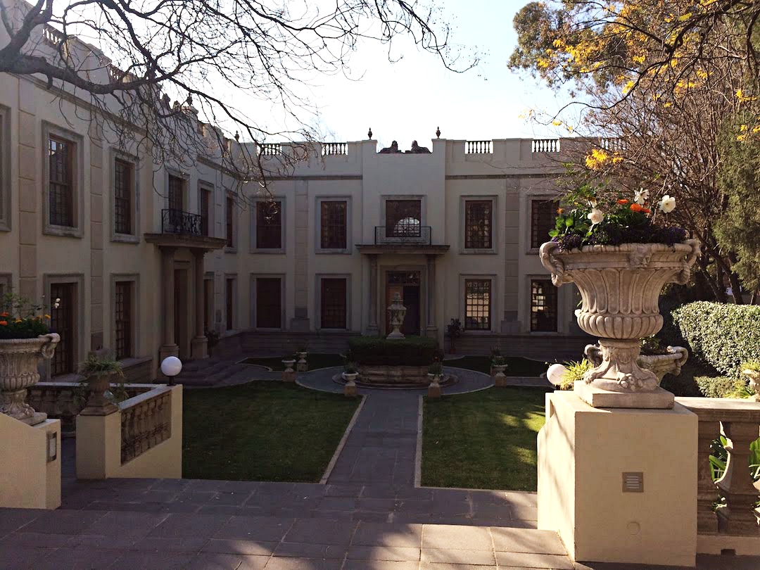 The courtyard at Fairlawns
