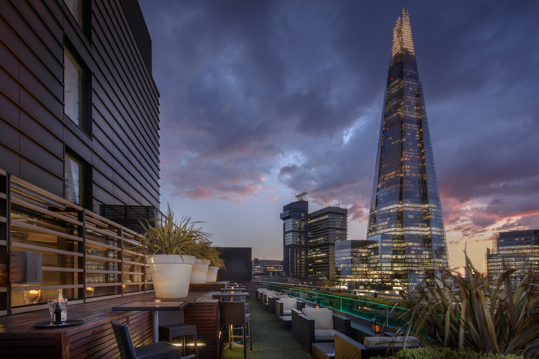 The Executive Lounge on the 9th floor has another secret perk - stunning views from its terrace.  (photo supplied)