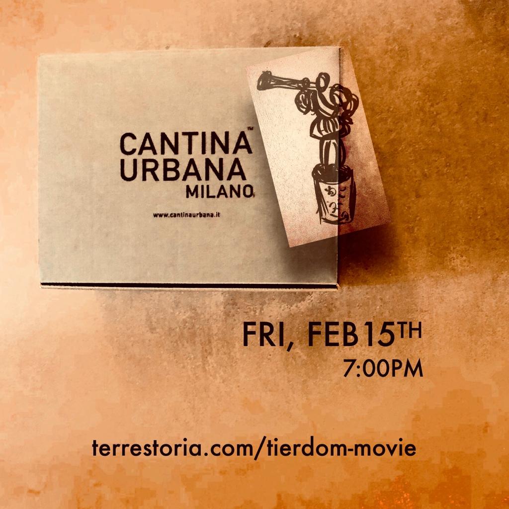 Milan - ON THE FRINGES OF TIERDOM - Italian premiere