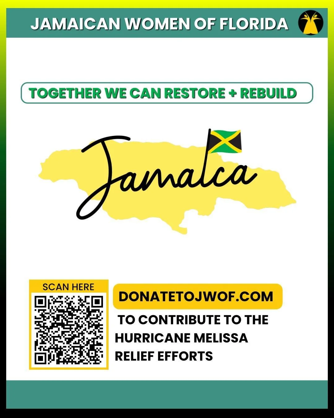 JWOF CARES - HURRICANE MELISSA RELIEF DRIVE