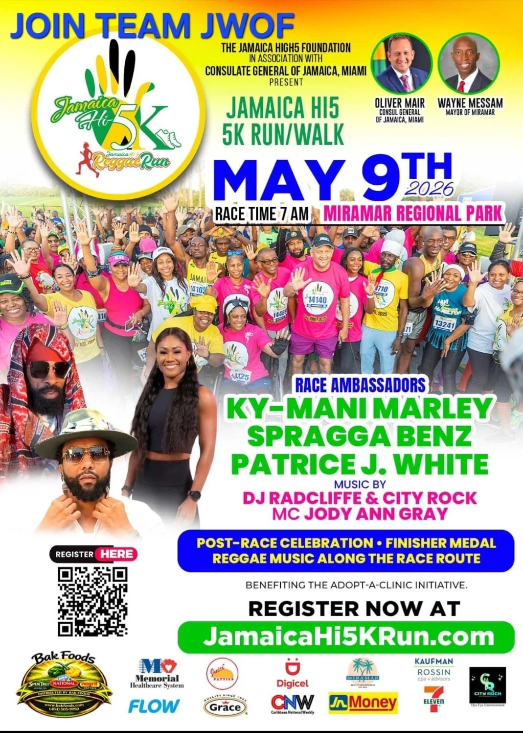 Jamaica Hi-5 5K Run/Walk 