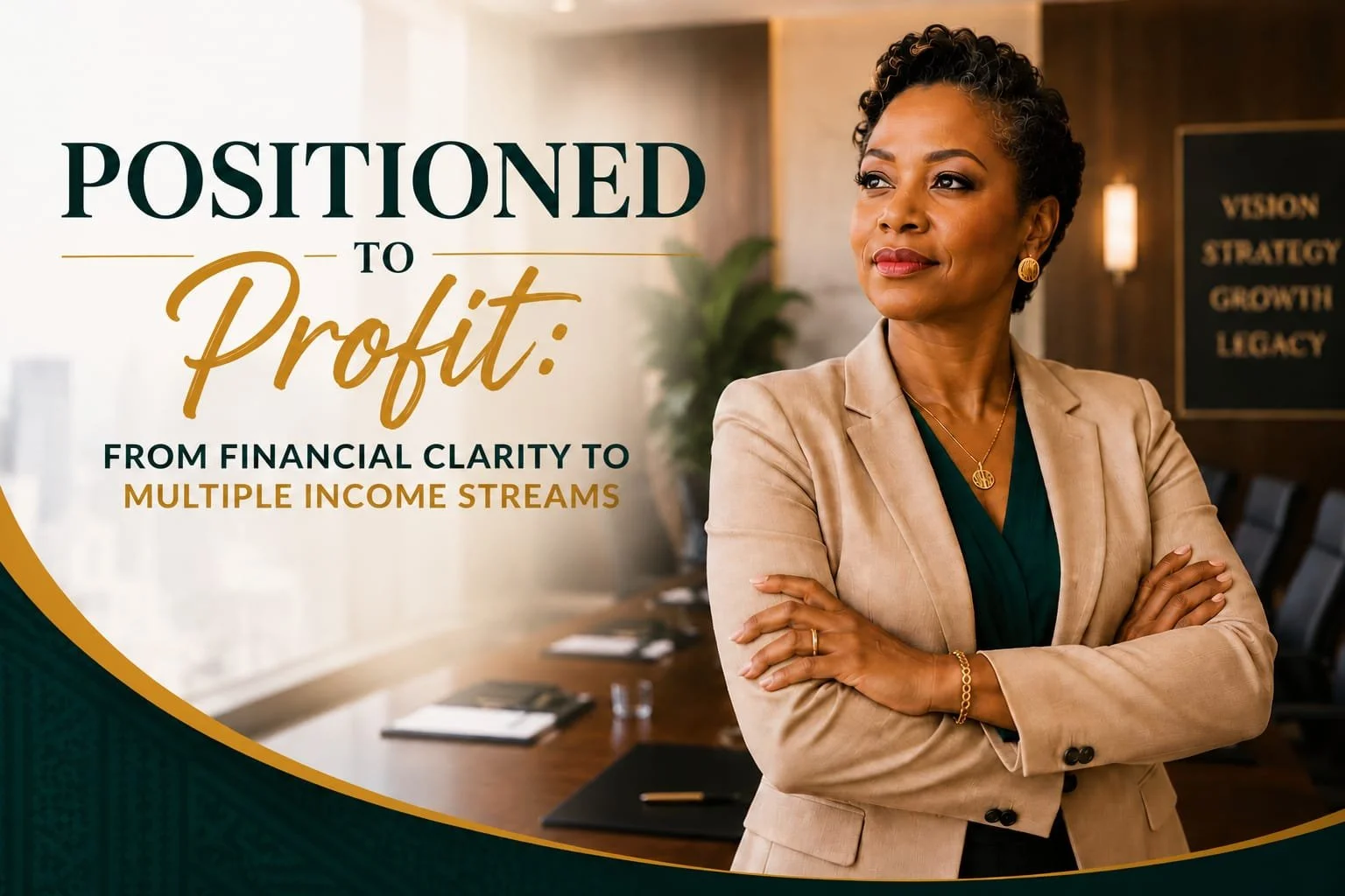 Positioned to Profit: From Financial Clarity to Multiple Income Streams&nbsp;