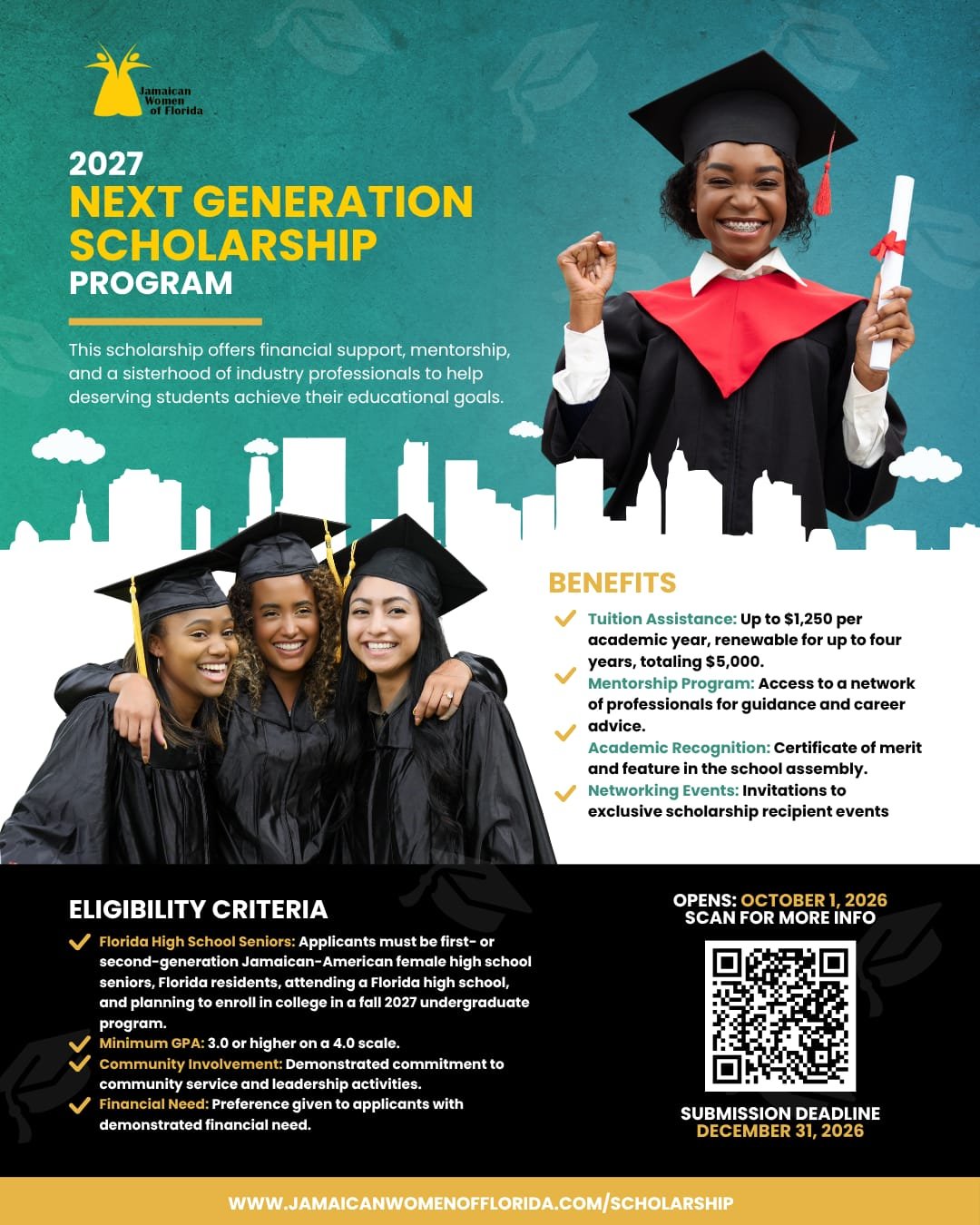 JWOF Scholarship Applications OPEN