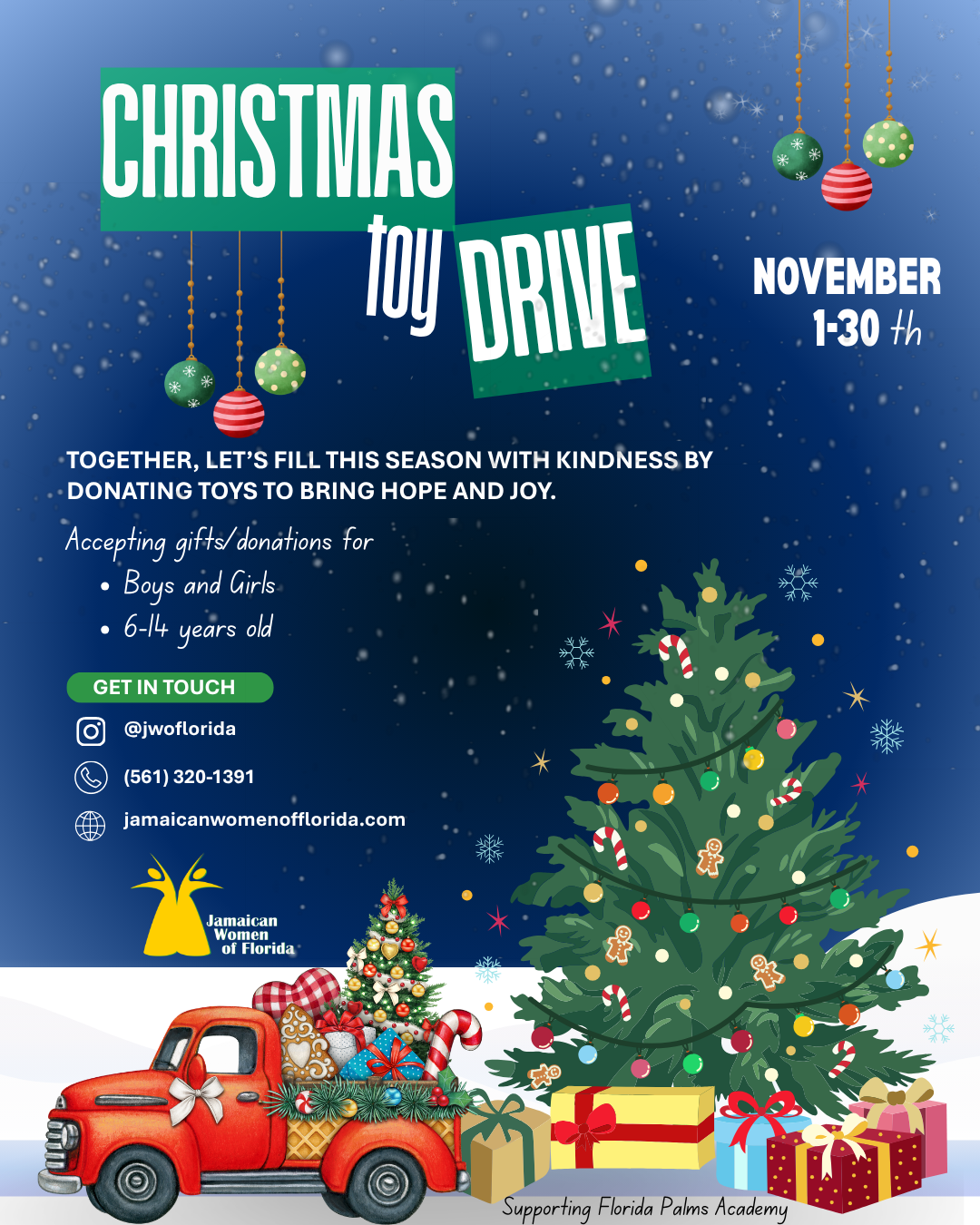 JWOF  Annual TOY DRIVE 