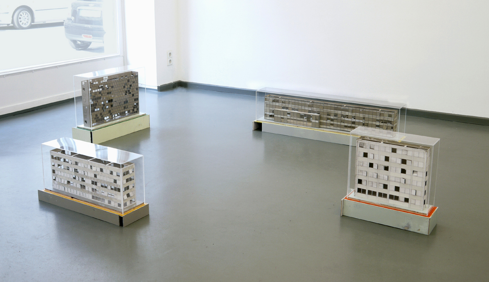  exhibition view: Hausaufgaben, Block 1-4, 2011, Rasche Ripken, Berlin 