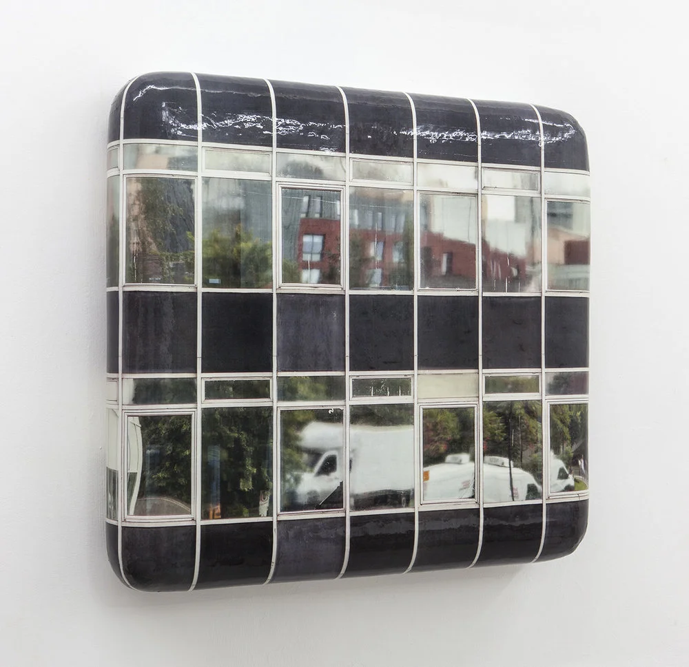 Black building, 2017, Holz, Schaumstoff, CLC-Print, Silikon, 57 x 61 x 9 cm
